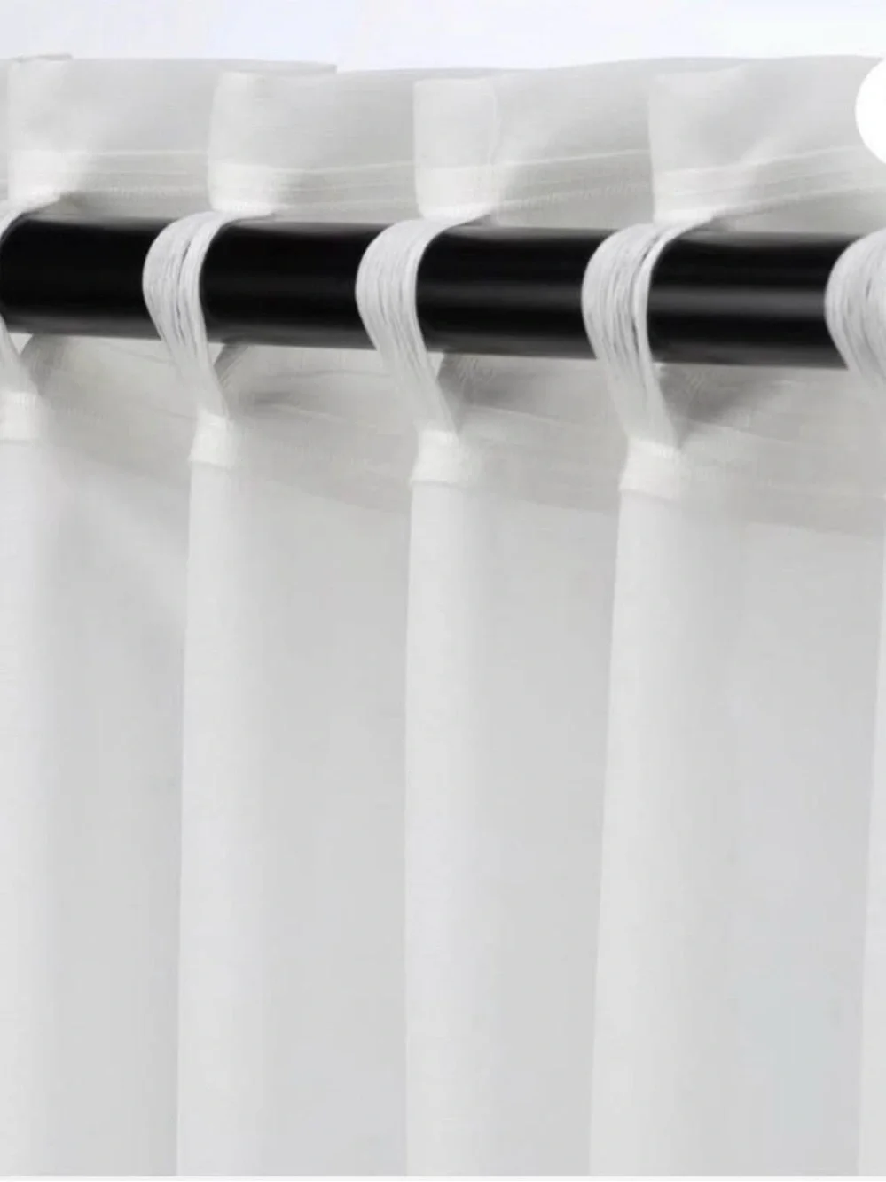 IKEA White Window Curtains